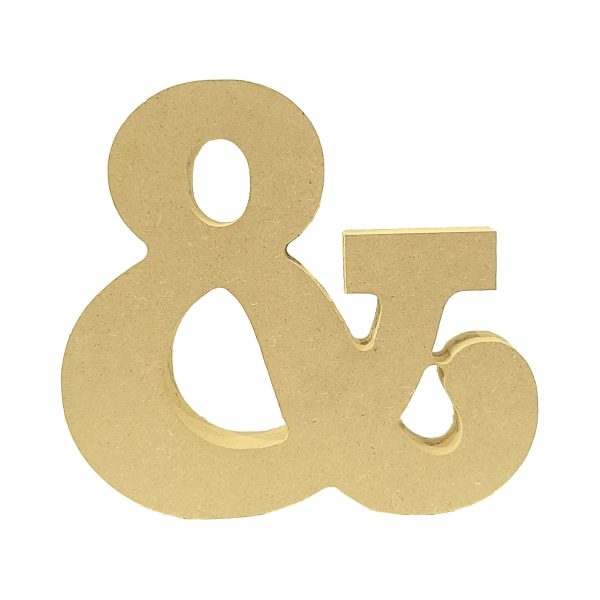 S?mbolo decorativo “#” 13cm en MDF natural 18mm